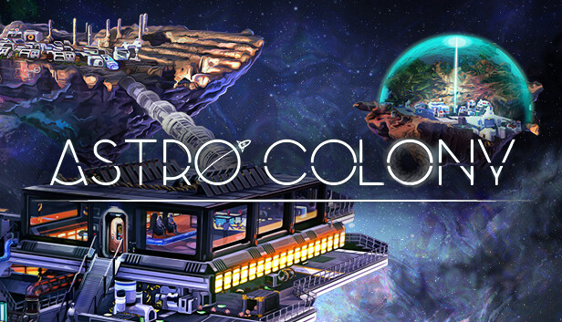 Astro Colony Space Factory Background