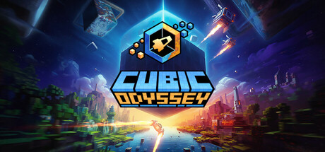 Cubic Odyssey Voxel World Background