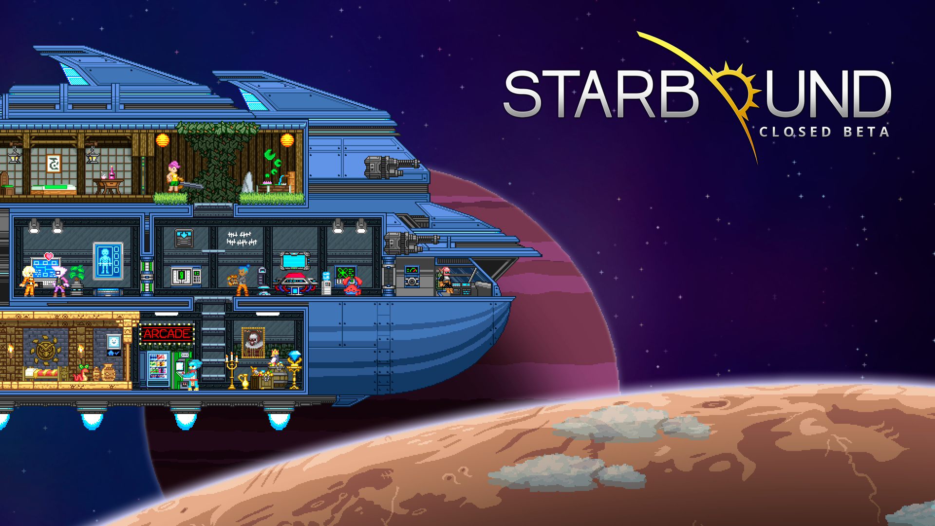 Starbound Cosmos Background