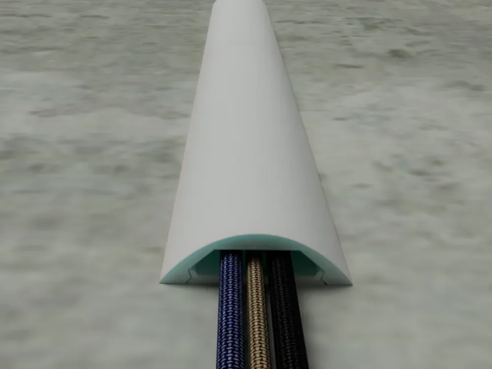 Creator design reference for Cable Duct with Cover; included printed parts are specified in the listing.