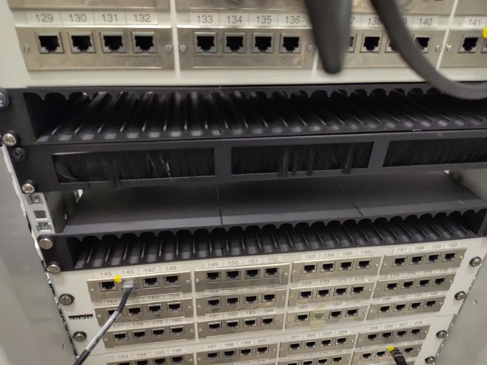 Creator design reference for 19-inch 1U Cable Management Panel — Printed Parts; included printed parts are specified in the listing.