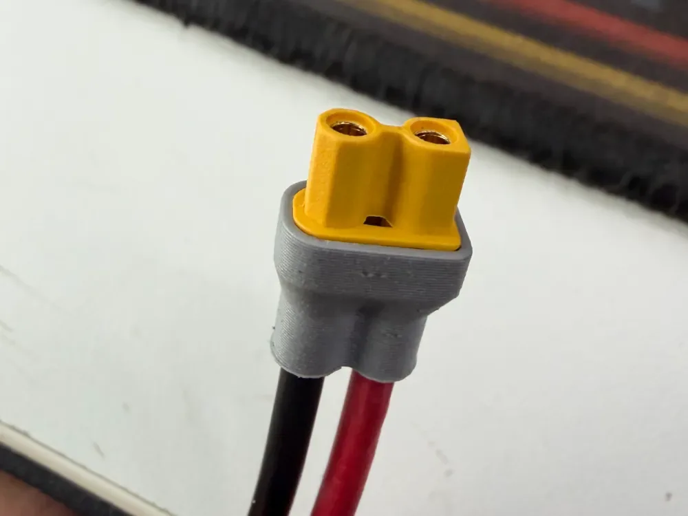 Creator design reference for Connector Tail Shell — XT30 Design, 11.9 mm; included printed parts are specified in the listing.