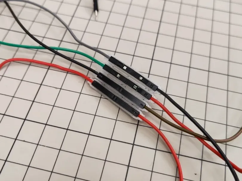 Creator design reference for Dupont Jumper Cable Clip; included printed parts are specified in the listing.