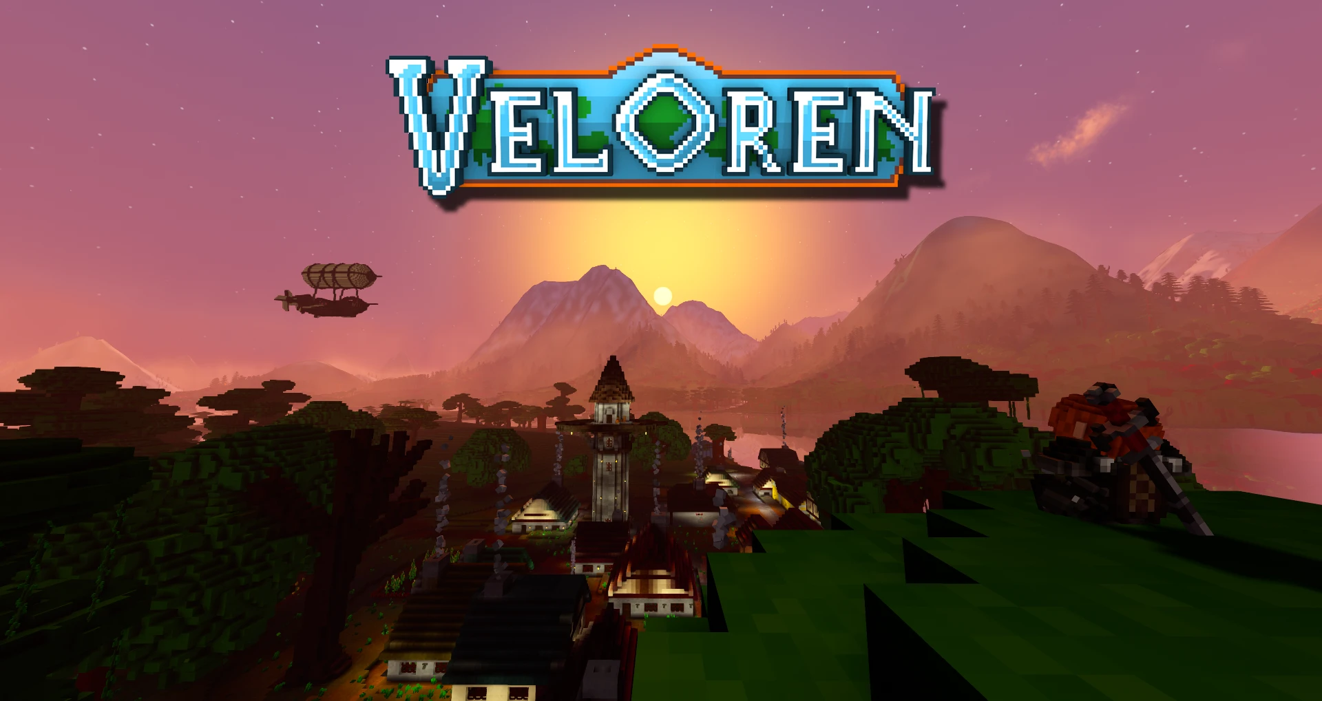 Veloren Voxel RPG Background